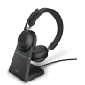 Гарнитура беспроводная JABRA EVOLVE2 65, LINK380A MS STEREO STAND BLACK 26599-999-989