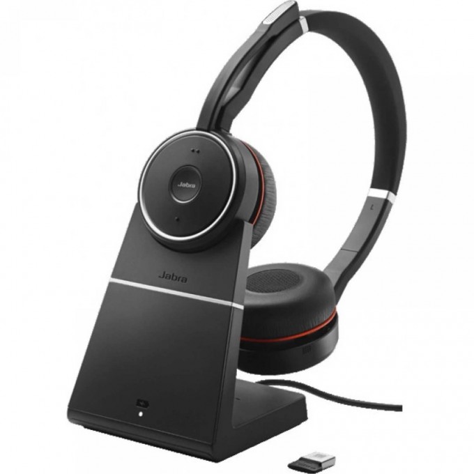 Гарнитура беспроводная JABRA EVOLVE 75 SE LINK380A MS STEREO STAND 7599-842-199