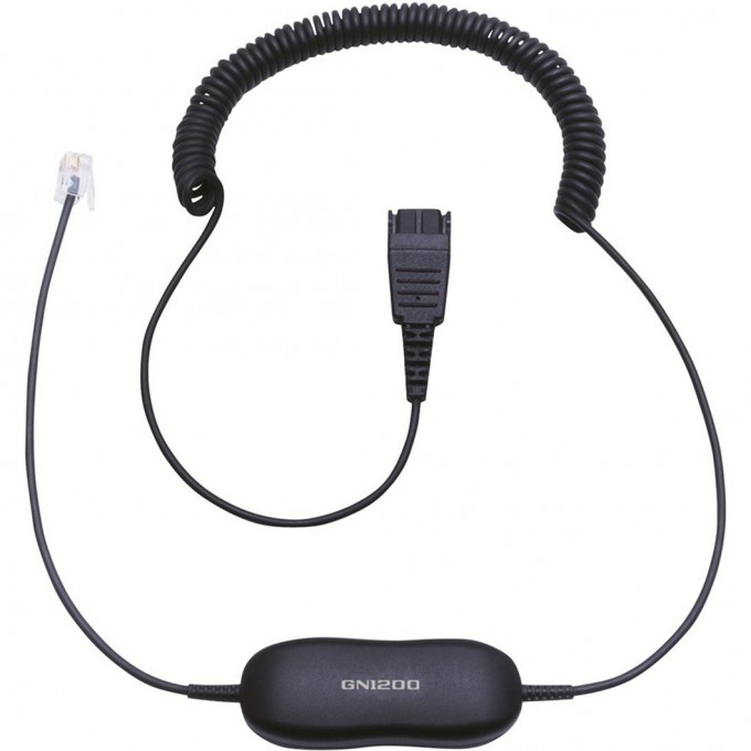 Шнур-переходник Jabra GN1200 QD-RJ10 SmartCord CC, витой 88011-99